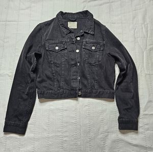 Asos black denim jacket